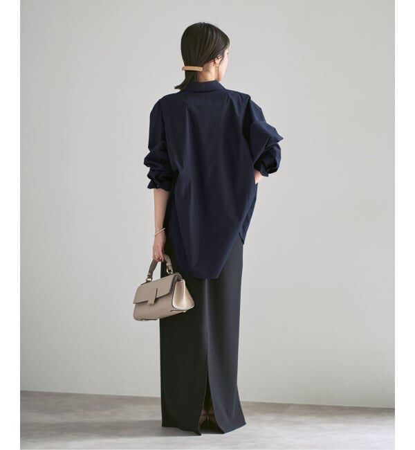 NOBLE「《26SS先行予約》エフォートレスコットンニュアンスシャツ」|シャツ・ブラウス|