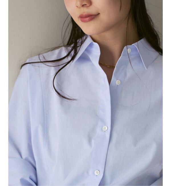 NOBLE「《26SS先行予約》エフォートレスコットンニュアンスシャツ」|シャツ・ブラウス|