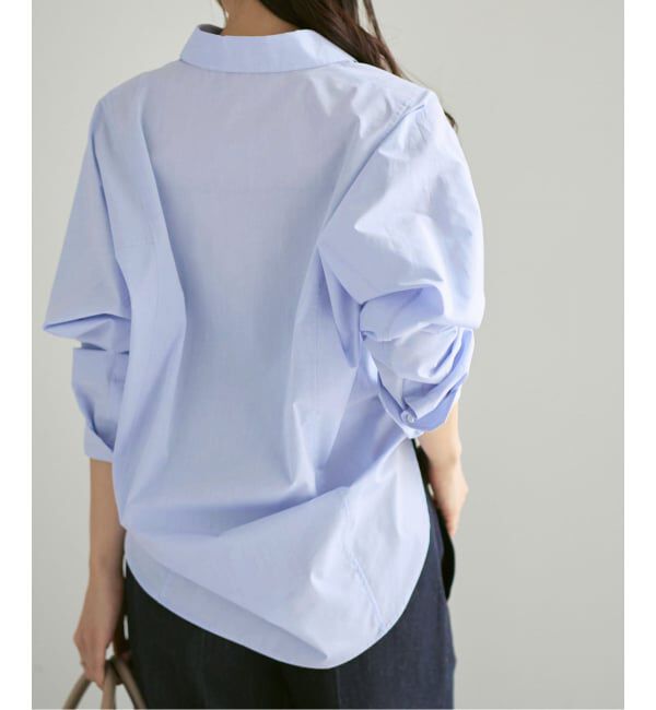 NOBLE「《26SS先行予約》エフォートレスコットンニュアンスシャツ」|シャツ・ブラウス|