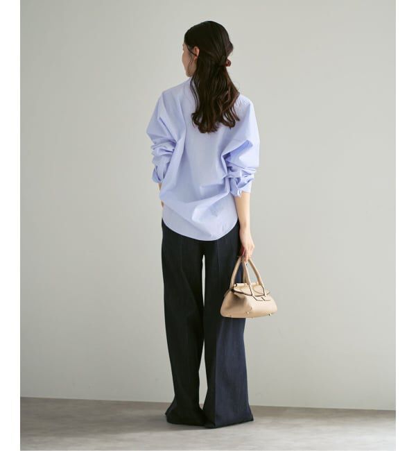 NOBLE「《26SS先行予約》エフォートレスコットンニュアンスシャツ」|シャツ・ブラウス|