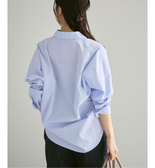 NOBLE「《26SS先行予約》エフォートレスコットンニュアンスシャツ」|シャツ・ブラウス|