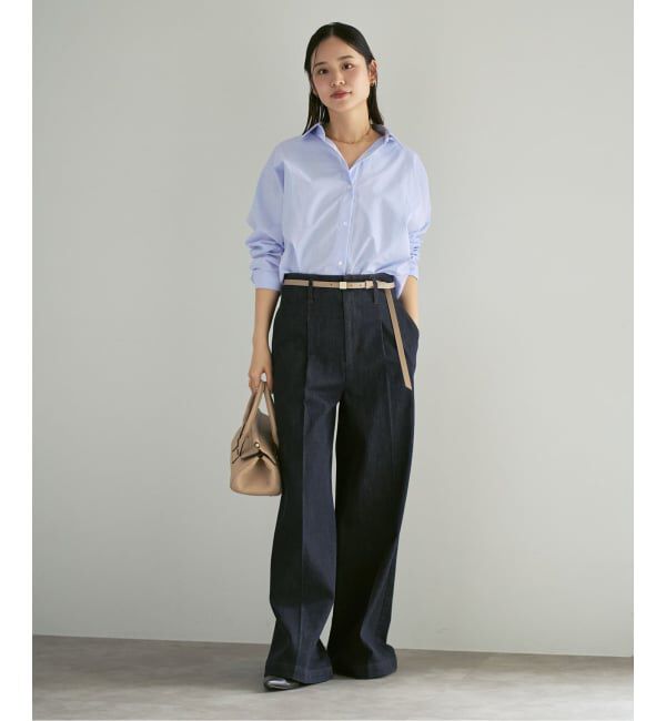 NOBLE「《26SS先行予約》エフォートレスコットンニュアンスシャツ」|シャツ・ブラウス|