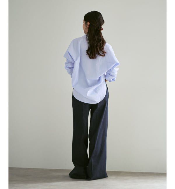 NOBLE「《26SS先行予約》エフォートレスコットンニュアンスシャツ」|シャツ・ブラウス|