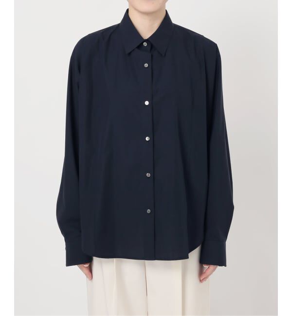 NOBLE「《26SS先行予約》エフォートレスコットンニュアンスシャツ」|シャツ・ブラウス|