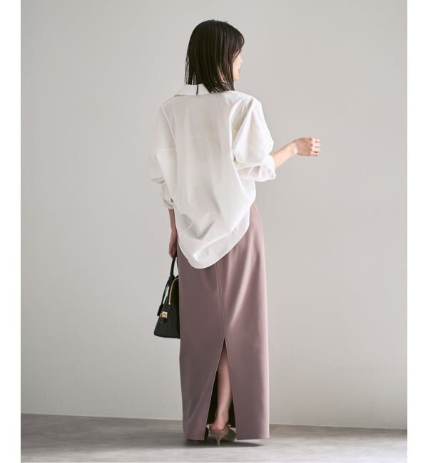 NOBLE「《26SS先行予約》エフォートレスコットンニュアンスシャツ」|シャツ・ブラウス|