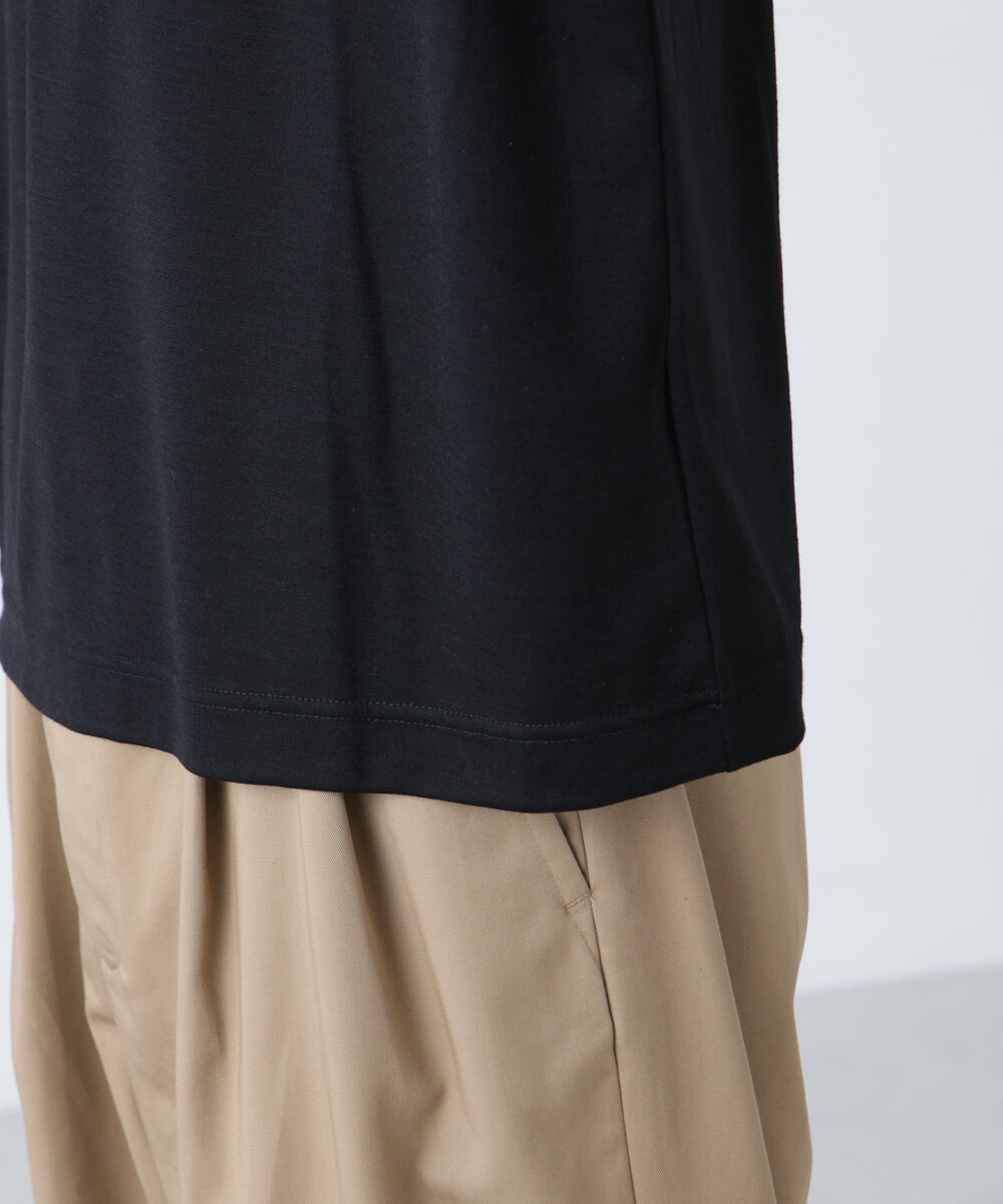 nano･universe「「ALL-DAYS COMFORT 100% WOOL」 ヘンリーネックTEE」|Tシャツ・カットソー|