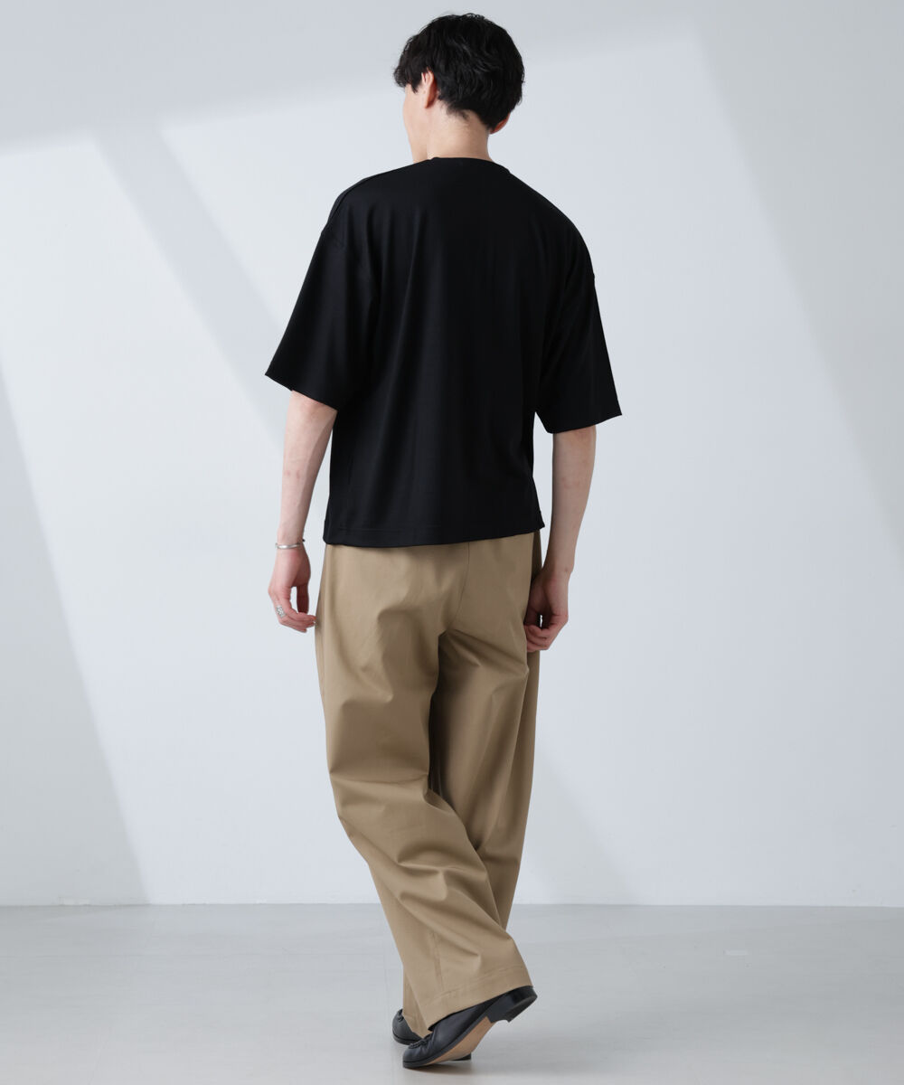 nano･universe「「ALL-DAYS COMFORT 100% WOOL」 ヘンリーネックTEE」|Tシャツ・カットソー|