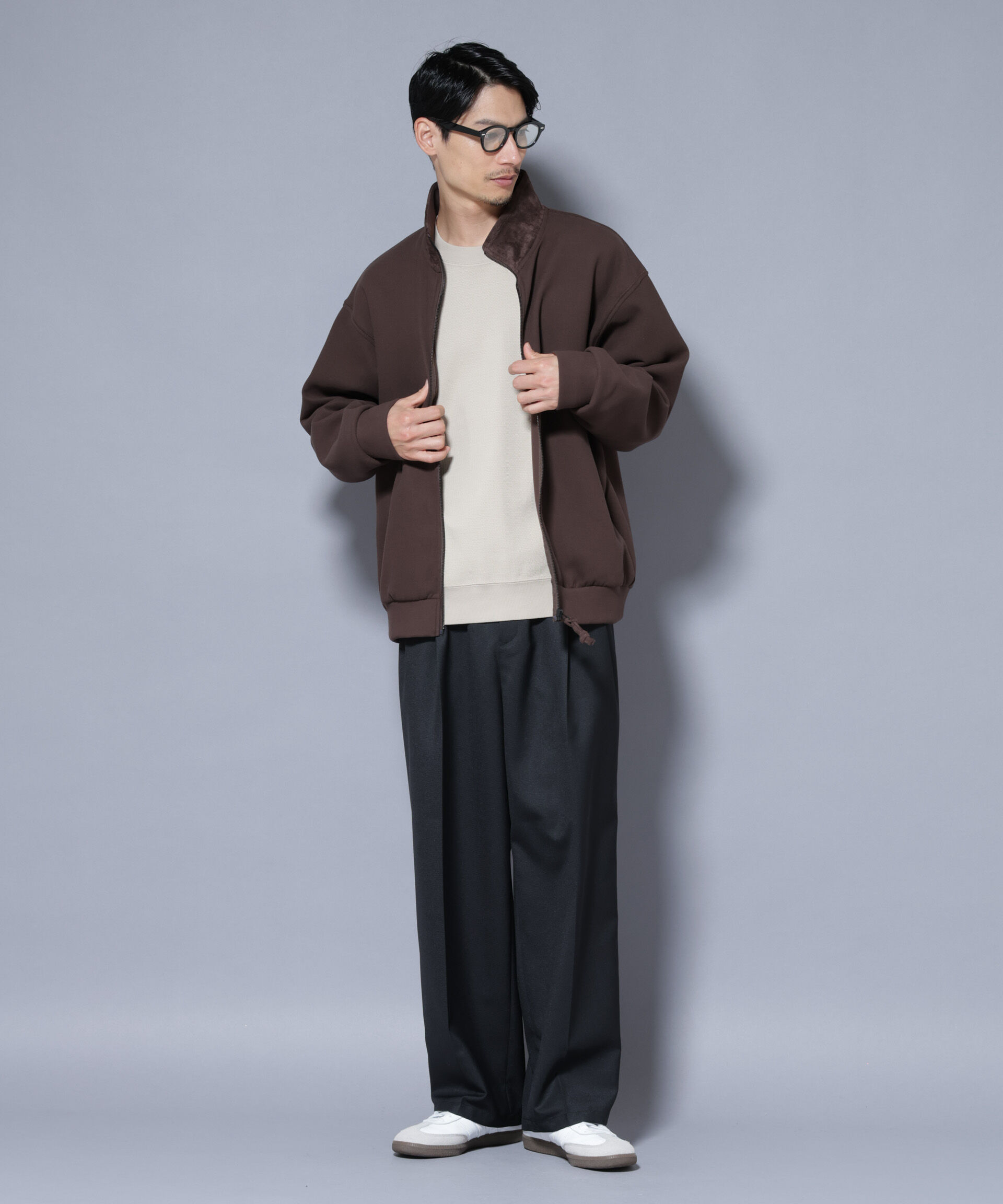 nano･universe「「大人のワイドパンツ」ドライギャバワイドイージースラックス」|チノ|