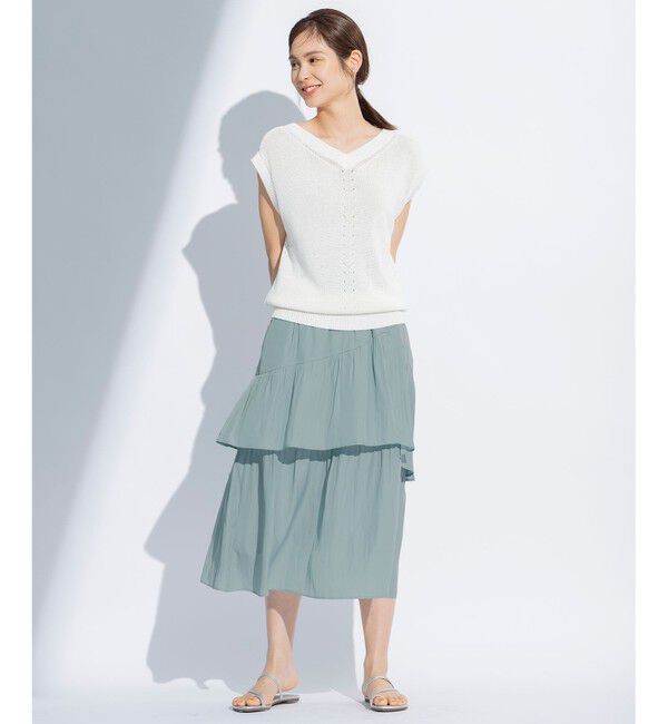 組曲「【前後着用可】ミドルゲージサマー ニット」|ニット・セーター|