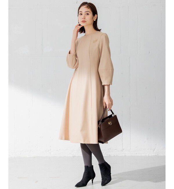 組曲「【人気につき新色追加！】ウールジョーゼット ワンピース」|ワンピース|