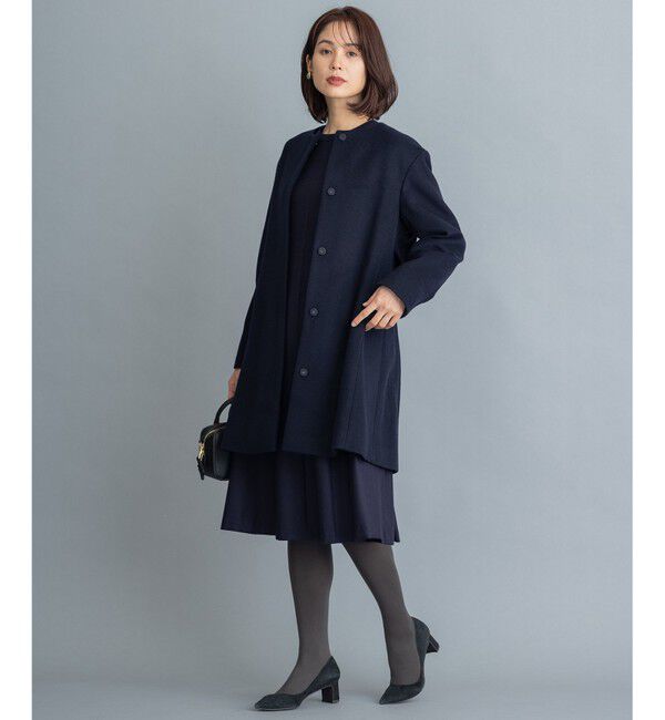 組曲「【人気につき新色追加！】ウールジョーゼット ワンピース」|ワンピース|