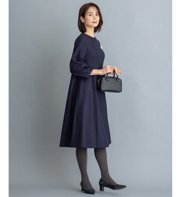 組曲「【人気につき新色追加！】ウールジョーゼット ワンピース」|ワンピース|