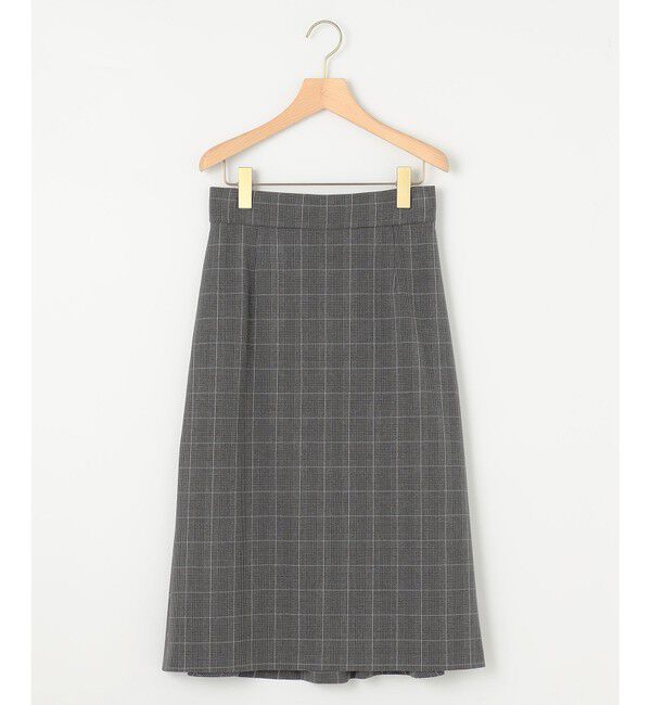 組曲「2WAYウォームストレッチ チェックスカート」|スカート|