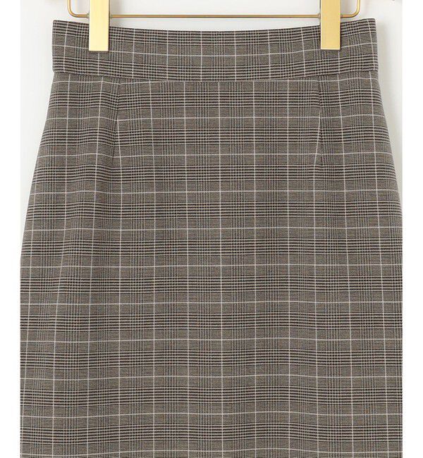 組曲「2WAYウォームストレッチ チェックスカート」|スカート|