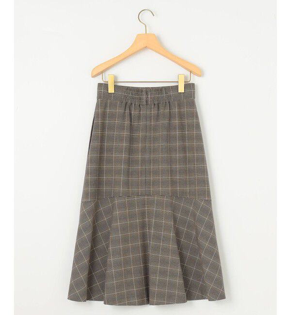 組曲「2WAYウォームストレッチ チェックスカート」|スカート|