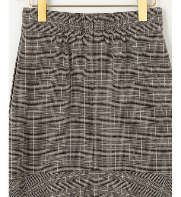 組曲「2WAYウォームストレッチ チェックスカート」|スカート|