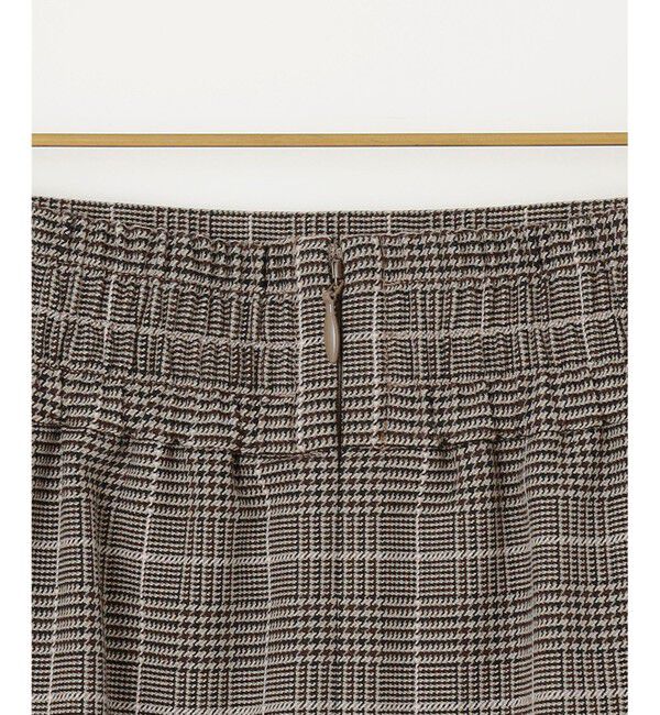 組曲「2WAYウォームストレッチ チェックスカート」|スカート|