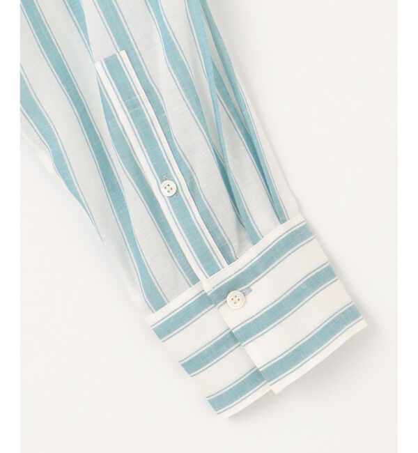 自由区「【洗える】テンセルリネンベーシック シャツ」|シャツ・ブラウス|