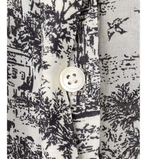 自由区「【洗える】ランドスケーププリント ワンピース」|ワンピース|