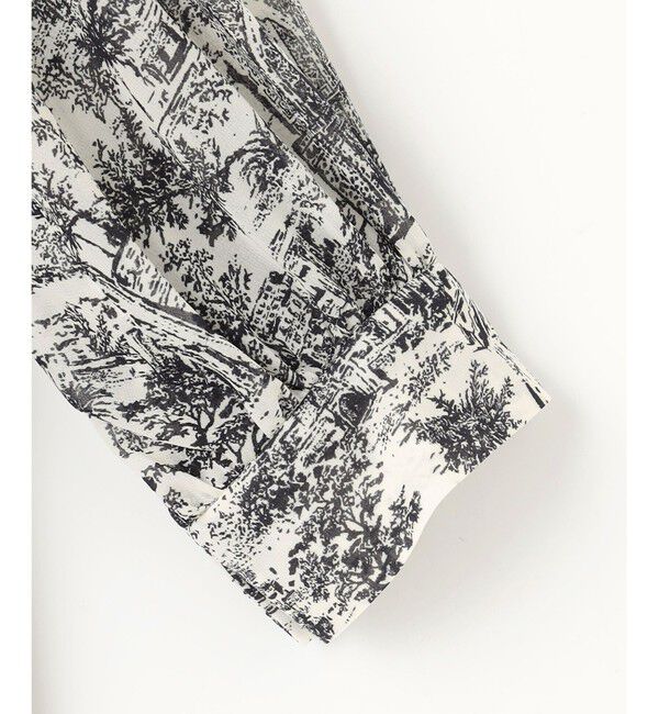 自由区「【洗える】ランドスケーププリント ワンピース」|ワンピース|