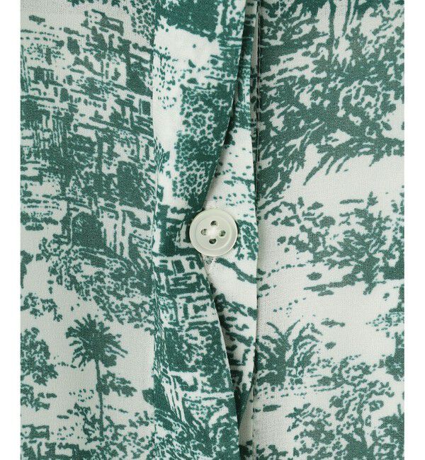 自由区「【洗える】ランドスケーププリント ワンピース」|ワンピース|