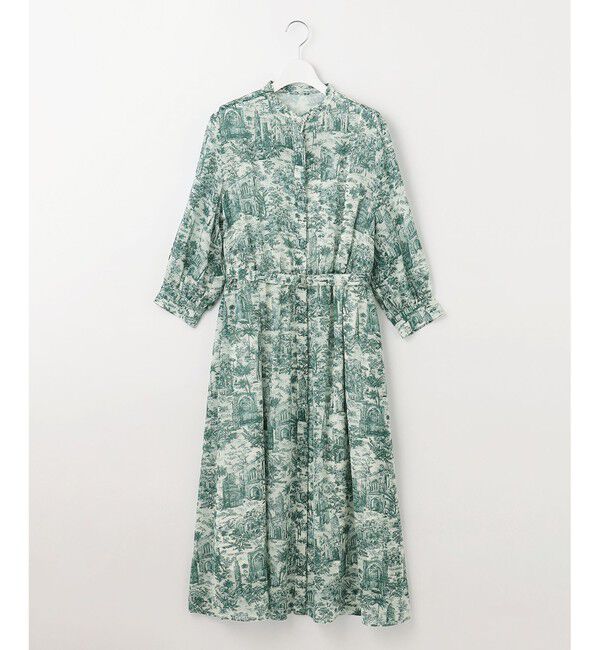 自由区「【洗える】ランドスケーププリント ワンピース」|ワンピース|