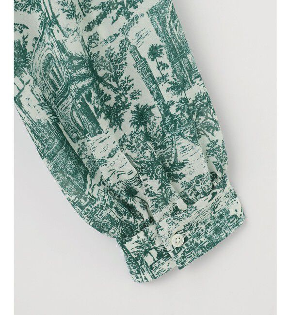 自由区「【洗える】ランドスケーププリント ワンピース」|ワンピース|