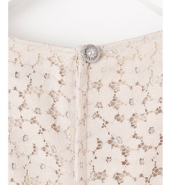 23区「【APPLAUDIR】オプティカルフラワーレース ドレス」|ドレス|