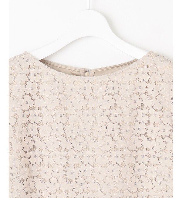 23区「【APPLAUDIR】オプティカルフラワーレース ドレス」|ドレス|