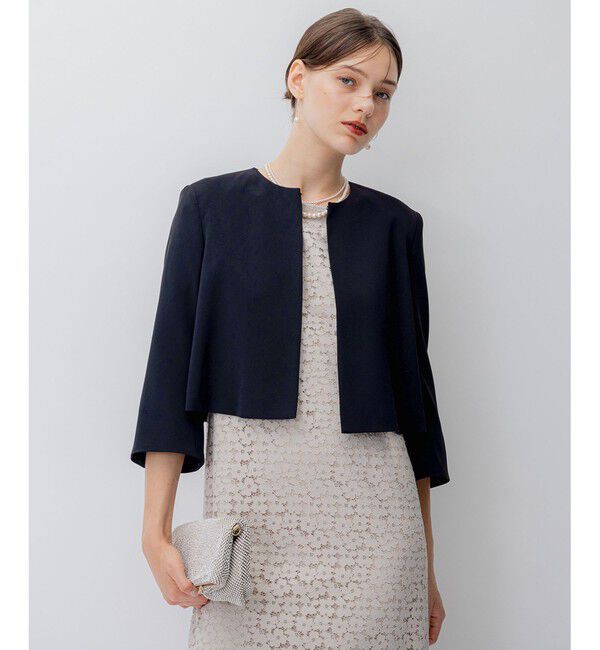 23区「【APPLAUDIR】オプティカルフラワーレース ドレス」|ドレス|