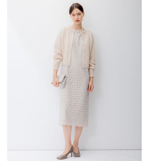 23区「【APPLAUDIR】オプティカルフラワーレース ドレス」|ドレス|