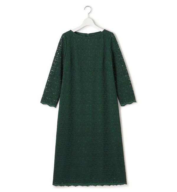 23区「【APPLAUDIR】オプティカルフラワーレース ドレス」|ドレス|