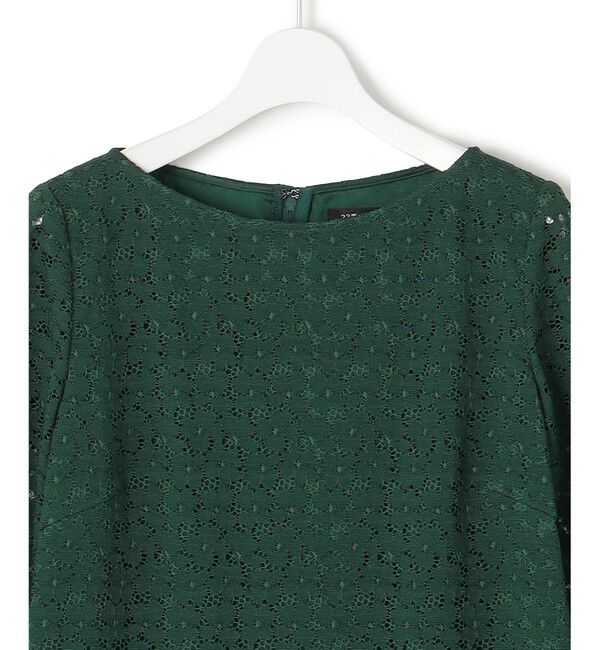 23区「【APPLAUDIR】オプティカルフラワーレース ドレス」|ドレス|