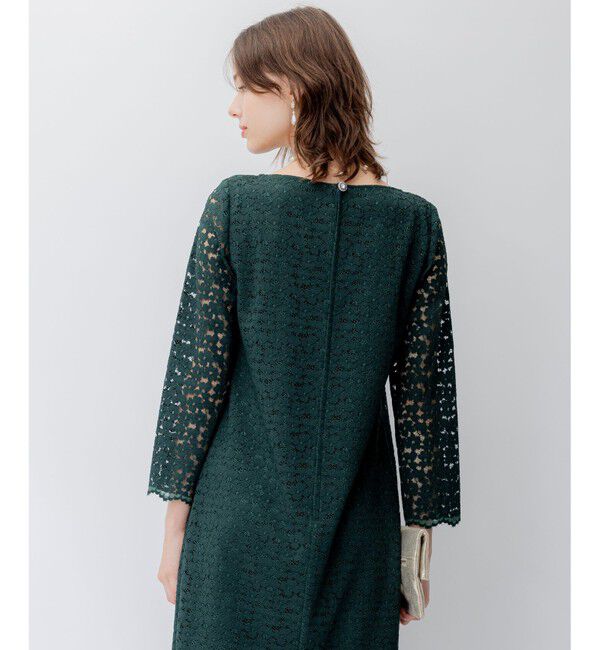 23区「【APPLAUDIR】オプティカルフラワーレース ドレス」|ドレス|