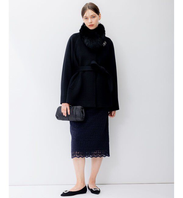 23区「【APPLAUDIR】オプティカルフラワーレース ドレス」|ドレス|