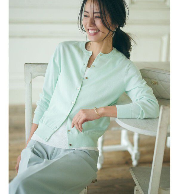 23区「【新色追加/Oggi6月号掲載】コットンリブ タンクトップ」|タンクトップ|