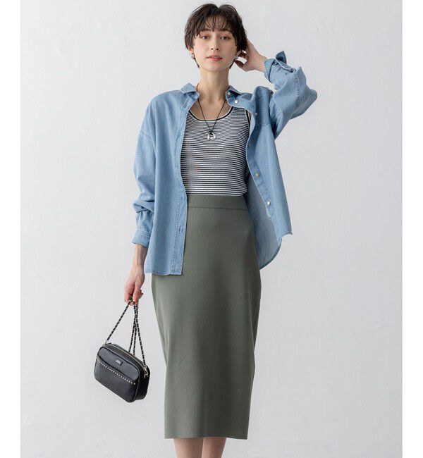 23区「【新色追加/Oggi6月号掲載】コットンリブ タンクトップ」|タンクトップ|