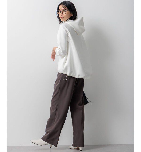 23区「【洗える】コンフォートダンボールジャージー パーカー」|パーカー|