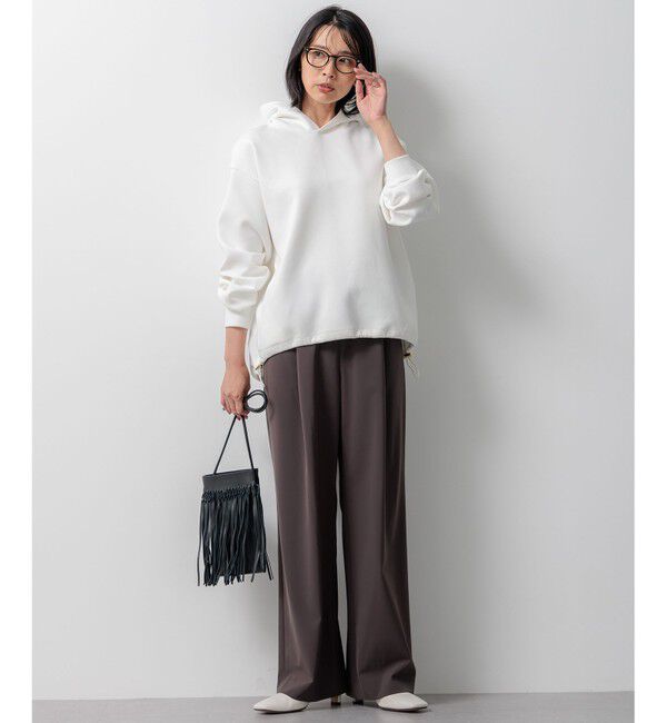 23区「【洗える】コンフォートダンボールジャージー パーカー」|パーカー|