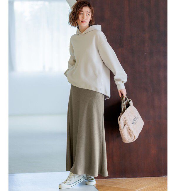 23区「【洗える】コンフォートダンボールジャージー パーカー」|パーカー|