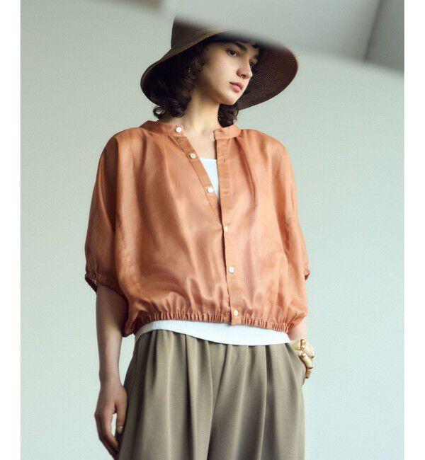 23区「【接触冷感/洗える】ツイストコットンプレーティング ワイド パンツ」|その他|