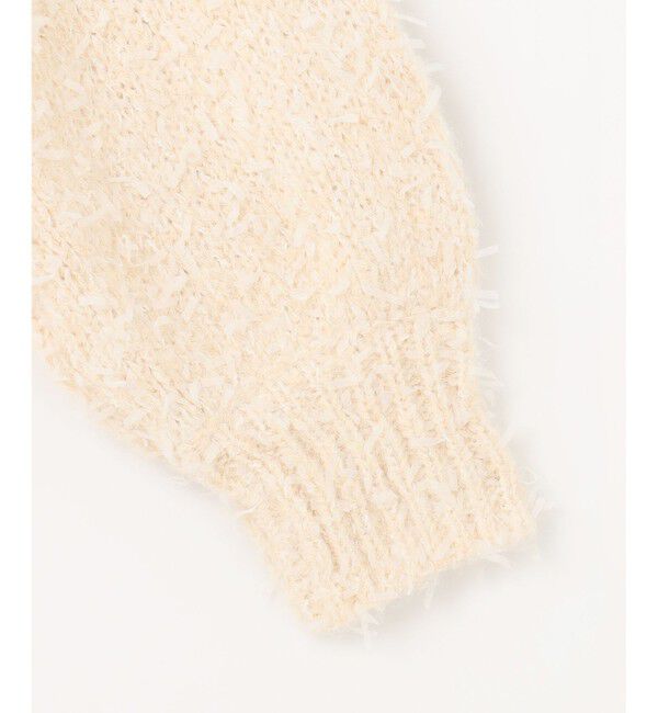 any SiS「【洗える】リボンヤーンミックス ニット」|ニット・セーター|