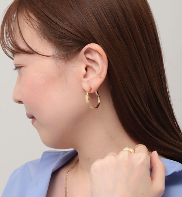 grace grace「ニュアンスG型イヤリング」|イヤリング|