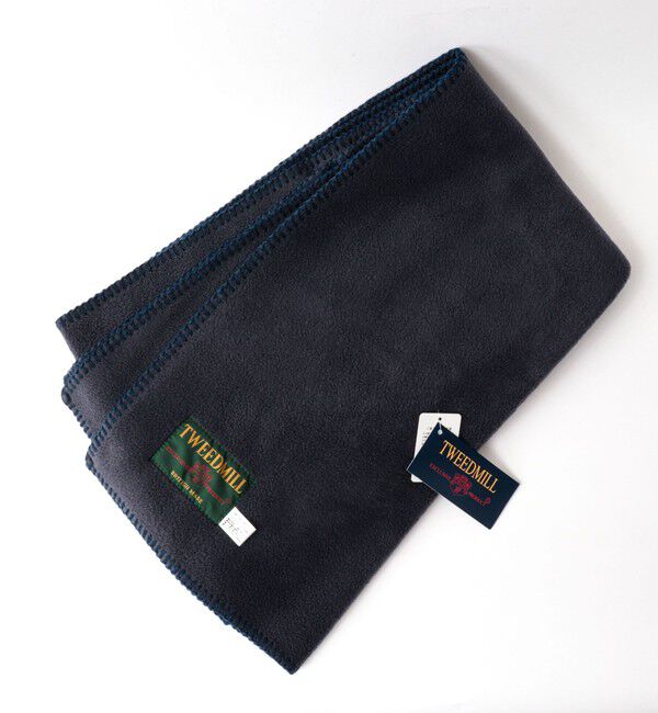 NOLLEY'S goodman「【TWEEDMILL/ツイードミル】別注R/Sフリースマフラー50」|マフラー|ネイビー