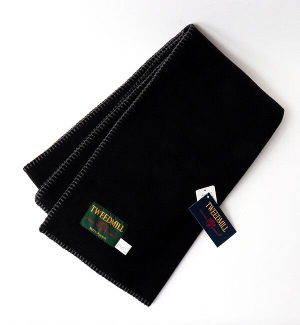 NOLLEY'S goodman「【TWEEDMILL/ツイードミル】別注R/Sフリースマフラー50」|マフラー|ブラック