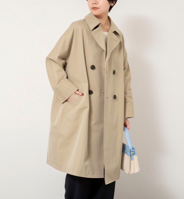 NOLLEY'S sophi「TICCA/ティッカ】テントトレンチコート TBFS-161」|トレンチコート|ベージュ