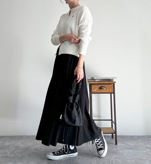 fredy emue「FR刺繍ミニケーブル柄カーディガン」|カーディガン|