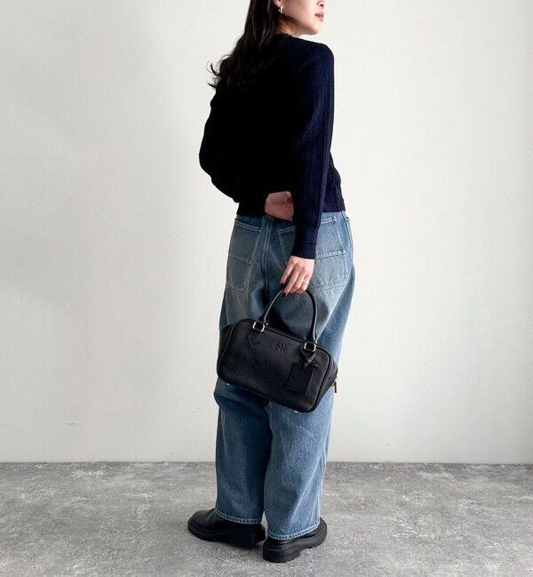 fredy emue「FR刺繍ミニケーブル柄カーディガン」|カーディガン|