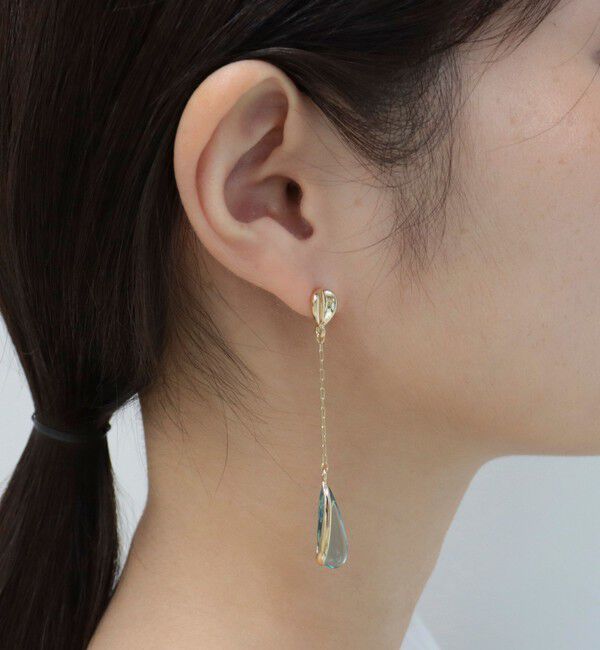 fredy emue「スイングドロップストーンピアス」|ピアス|