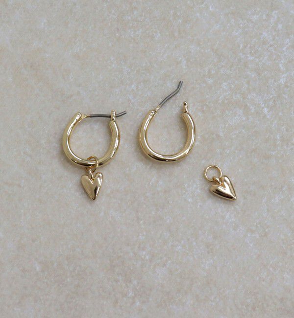 fredy emue「プチハート2ＷAYフープピアス」|ピアス|